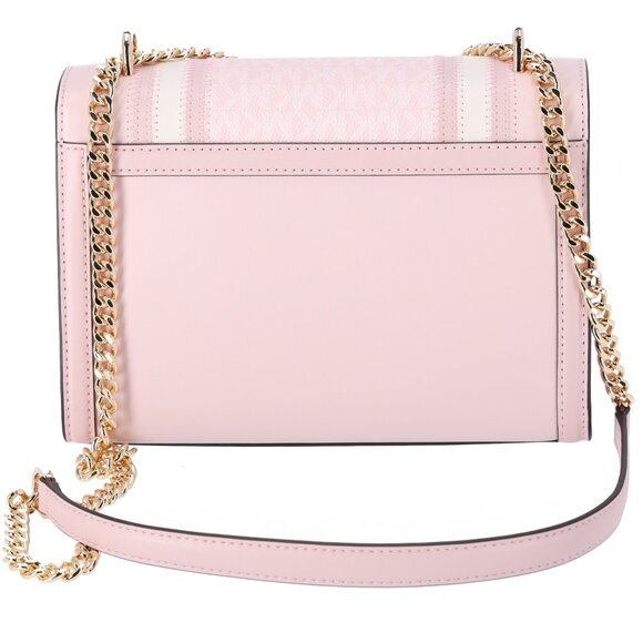 Michael Kors Whitney Medium Flap Shoulder Bag Powder Blush Pink Multi - Picture 5 of 7